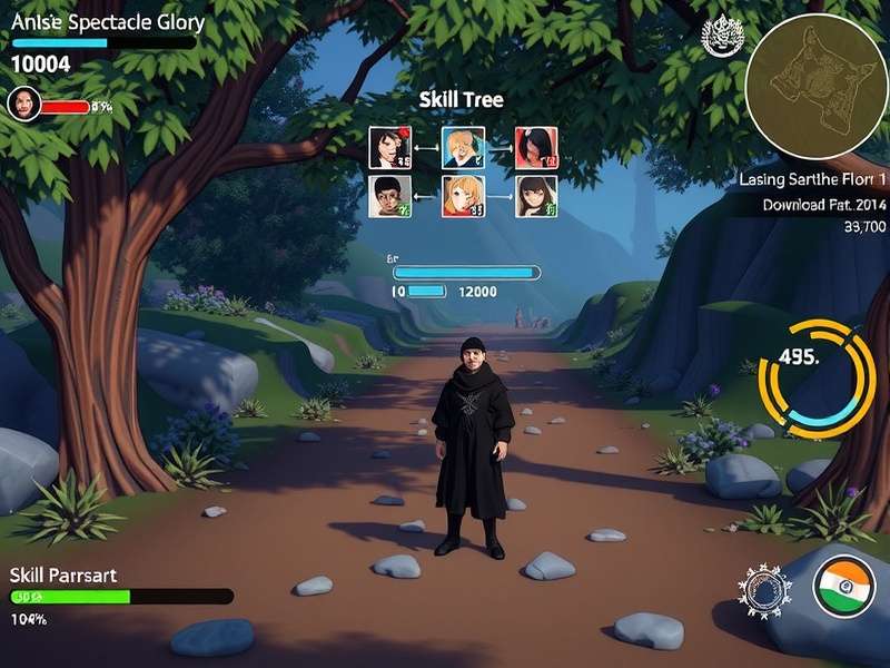 Anise Spectacle Glory download statistics graph showing growth in India